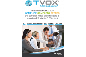 TVox Communication - Voip SIP PBX - Unified Communication - Lan Fax -Call Center